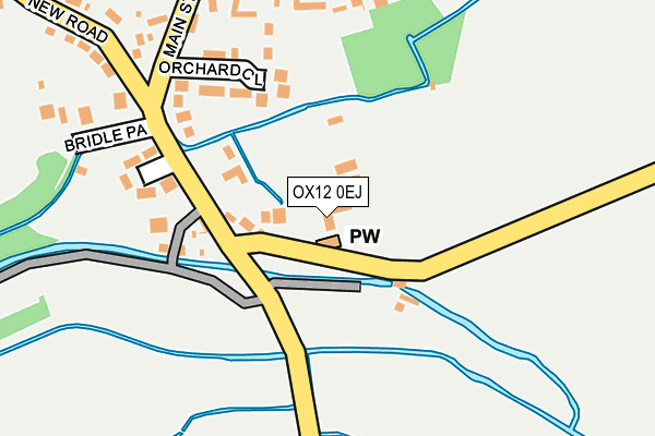 OX12 0EJ map - OS OpenMap – Local (Ordnance Survey) OX12 0EJ map - OS OpenMap – Local (Ordnance Survey)