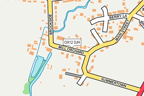 OX12 0JH map - OS OpenMap – Local (Ordnance Survey) OX12 0JH map - OS OpenMap – Local (Ordnance Survey)