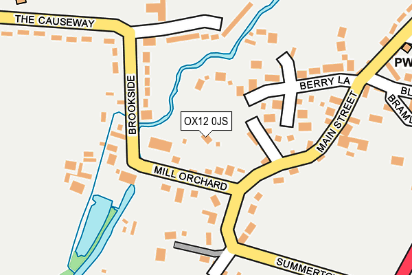 OX12 0JS map - OS OpenMap – Local (Ordnance Survey) OX12 0JS map - OS OpenMap – Local (Ordnance Survey)