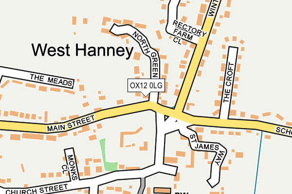 OX12 0LG map - OS OpenMap – Local (Ordnance Survey) OX12 0LG map - OS OpenMap – Local (Ordnance Survey)