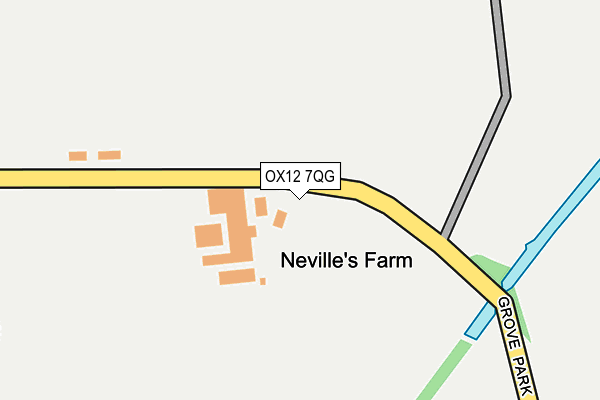 OX12 7QG map - OS OpenMap – Local (Ordnance Survey) OX12 7QG map - OS OpenMap – Local (Ordnance Survey)