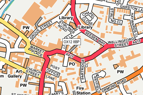 OX12 8BP map - OS OpenMap – Local (Ordnance Survey) OX12 8BP map - OS OpenMap – Local (Ordnance Survey)
