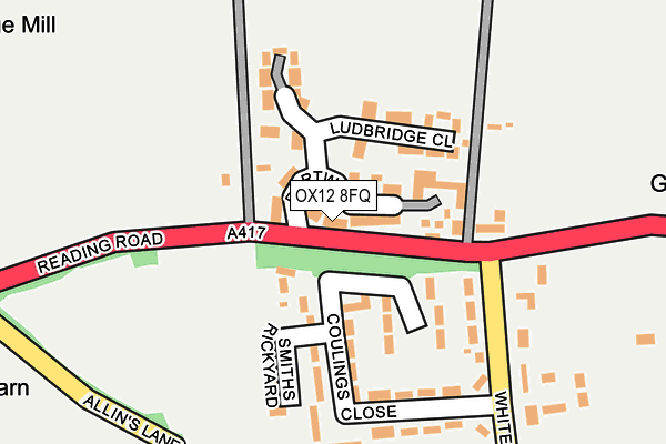OX12 8FQ map - OS OpenMap – Local (Ordnance Survey) OX12 8FQ map - OS OpenMap – Local (Ordnance Survey)