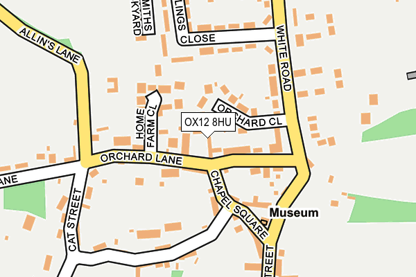 OX12 8HU map - OS OpenMap – Local (Ordnance Survey) OX12 8HU map - OS OpenMap – Local (Ordnance Survey)