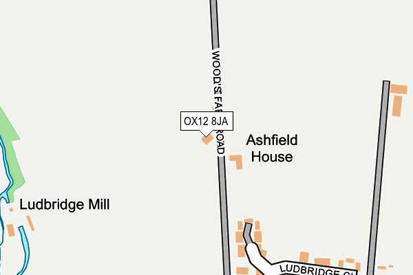 OX12 8JA map - OS OpenMap – Local (Ordnance Survey) OX12 8JA map - OS OpenMap – Local (Ordnance Survey)