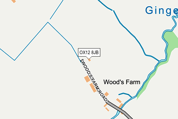 OX12 8JB map - OS OpenMap – Local (Ordnance Survey) OX12 8JB map - OS OpenMap – Local (Ordnance Survey)