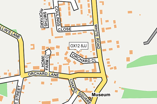OX12 8JJ map - OS OpenMap – Local (Ordnance Survey) OX12 8JJ map - OS OpenMap – Local (Ordnance Survey)