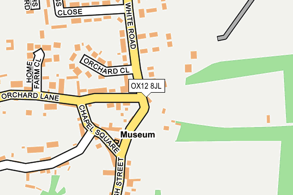 OX12 8JL map - OS OpenMap – Local (Ordnance Survey) OX12 8JL map - OS OpenMap – Local (Ordnance Survey)