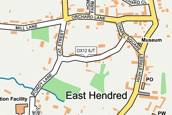 OX12 8JT map - OS OpenMap – Local (Ordnance Survey) OX12 8JT map - OS OpenMap – Local (Ordnance Survey)