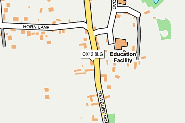 OX12 8LG map - OS OpenMap – Local (Ordnance Survey) OX12 8LG map - OS OpenMap – Local (Ordnance Survey)