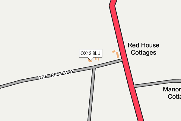 OX12 8LU map - OS OpenMap – Local (Ordnance Survey) OX12 8LU map - OS OpenMap – Local (Ordnance Survey)