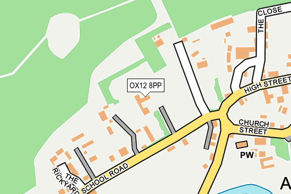 OX12 8PP map - OS OpenMap – Local (Ordnance Survey) OX12 8PP map - OS OpenMap – Local (Ordnance Survey)