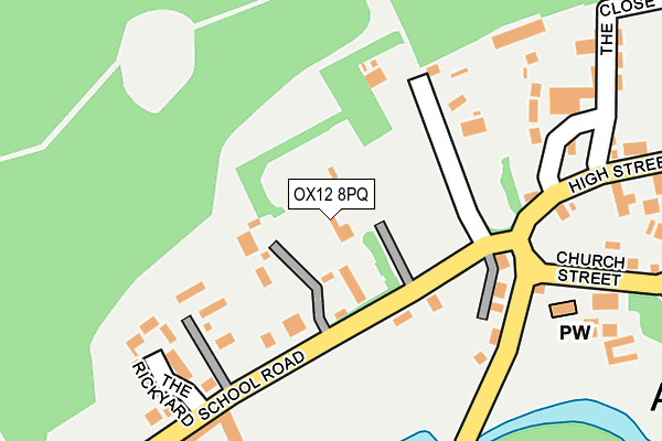 OX12 8PQ map - OS OpenMap – Local (Ordnance Survey) OX12 8PQ map - OS OpenMap – Local (Ordnance Survey)