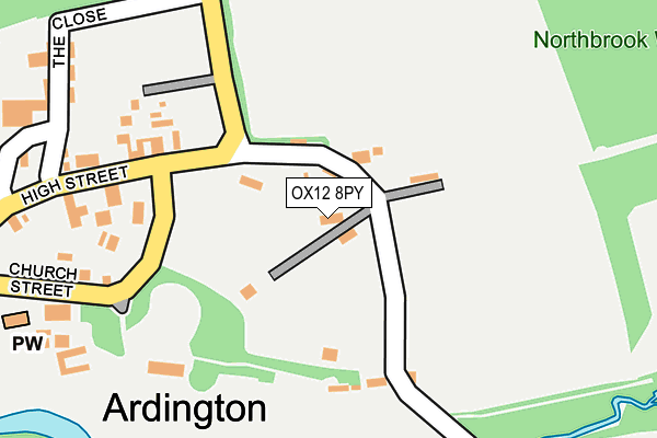 OX12 8PY map - OS OpenMap – Local (Ordnance Survey) OX12 8PY map - OS OpenMap – Local (Ordnance Survey)