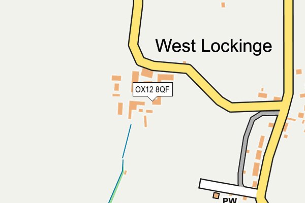 OX12 8QF map - OS OpenMap – Local (Ordnance Survey) OX12 8QF map - OS OpenMap – Local (Ordnance Survey)