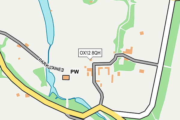 OX12 8QH map - OS OpenMap – Local (Ordnance Survey) OX12 8QH map - OS OpenMap – Local (Ordnance Survey)