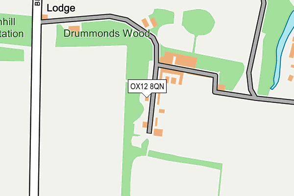 OX12 8QN map - OS OpenMap – Local (Ordnance Survey) OX12 8QN map - OS OpenMap – Local (Ordnance Survey)