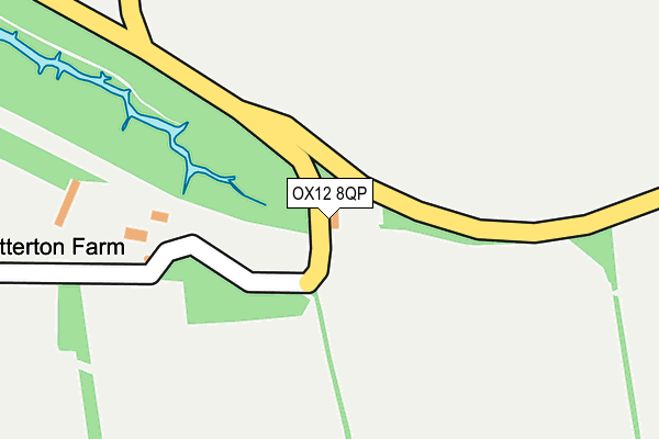 OX12 8QP map - OS OpenMap – Local (Ordnance Survey) OX12 8QP map - OS OpenMap – Local (Ordnance Survey)