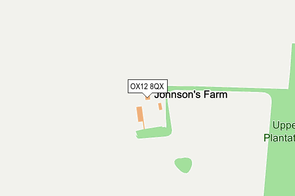 OX12 8QX map - OS OpenMap – Local (Ordnance Survey) OX12 8QX map - OS OpenMap – Local (Ordnance Survey)