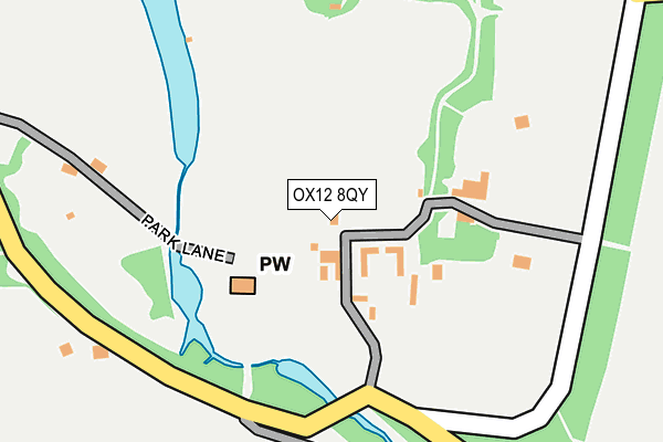 OX12 8QY map - OS OpenMap – Local (Ordnance Survey) OX12 8QY map - OS OpenMap – Local (Ordnance Survey)