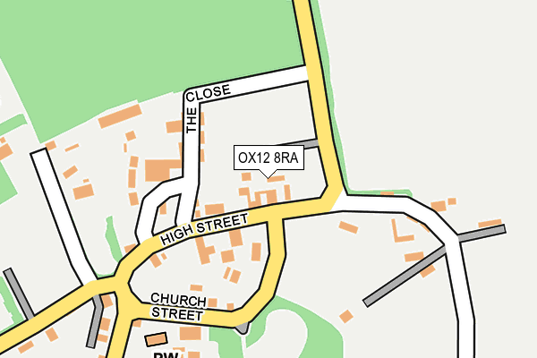 OX12 8RA map - OS OpenMap – Local (Ordnance Survey) OX12 8RA map - OS OpenMap – Local (Ordnance Survey)