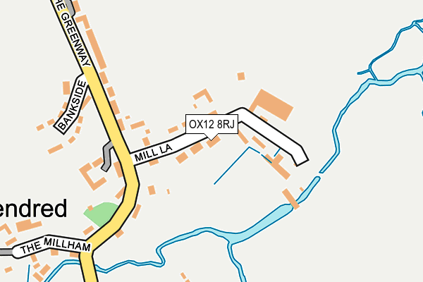 OX12 8RJ map - OS OpenMap – Local (Ordnance Survey) OX12 8RJ map - OS OpenMap – Local (Ordnance Survey)