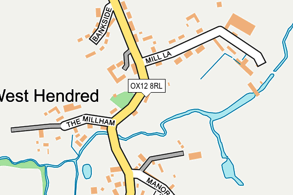 OX12 8RL map - OS OpenMap – Local (Ordnance Survey) OX12 8RL map - OS OpenMap – Local (Ordnance Survey)