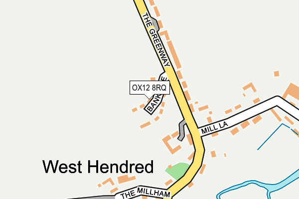 OX12 8RQ map - OS OpenMap – Local (Ordnance Survey) OX12 8RQ map - OS OpenMap – Local (Ordnance Survey)