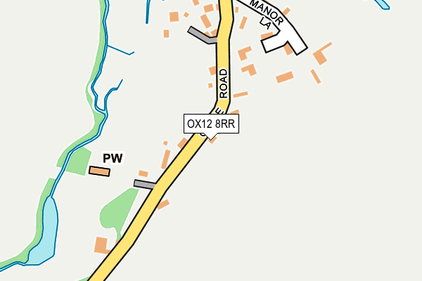 OX12 8RR map - OS OpenMap – Local (Ordnance Survey) OX12 8RR map - OS OpenMap – Local (Ordnance Survey)