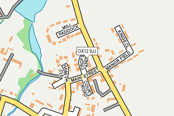 OX12 9JJ map - OS OpenMap – Local (Ordnance Survey) OX12 9JJ map - OS OpenMap – Local (Ordnance Survey)