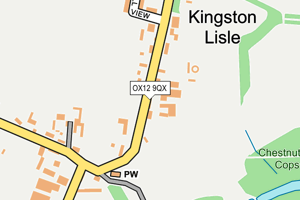 OX12 9QX map - OS OpenMap – Local (Ordnance Survey) OX12 9QX map - OS OpenMap – Local (Ordnance Survey)