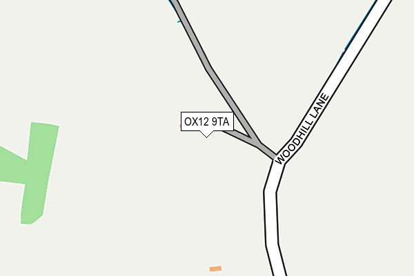 OX12 9TA map - OS OpenMap – Local (Ordnance Survey) OX12 9TA map - OS OpenMap – Local (Ordnance Survey)