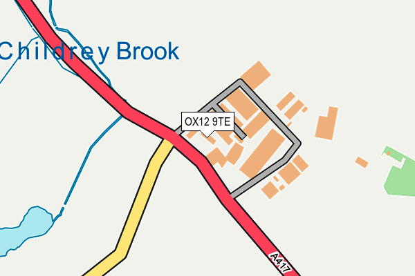 OX12 9TE map - OS OpenMap – Local (Ordnance Survey) OX12 9TE map - OS OpenMap – Local (Ordnance Survey)