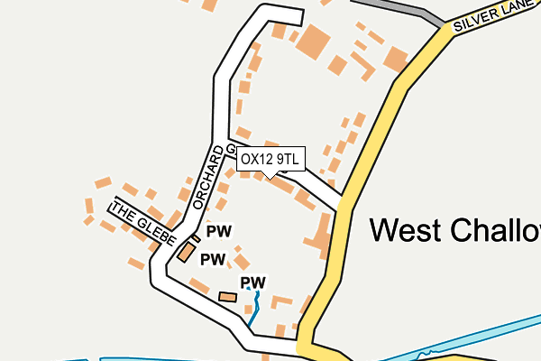 OX12 9TL map - OS OpenMap – Local (Ordnance Survey) OX12 9TL map - OS OpenMap – Local (Ordnance Survey)