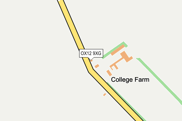 OX12 9XG map - OS OpenMap – Local (Ordnance Survey) OX12 9XG map - OS OpenMap – Local (Ordnance Survey)