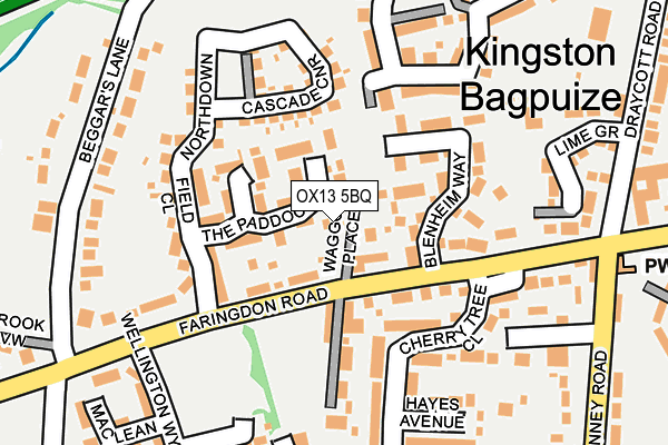 OX13 5BQ map - OS OpenMap – Local (Ordnance Survey) OX13 5BQ map - OS OpenMap – Local (Ordnance Survey)