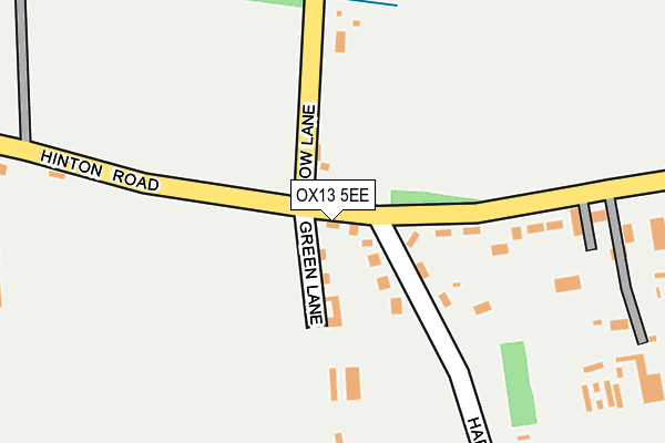 OX13 5EE map - OS OpenMap – Local (Ordnance Survey) OX13 5EE map - OS OpenMap – Local (Ordnance Survey)