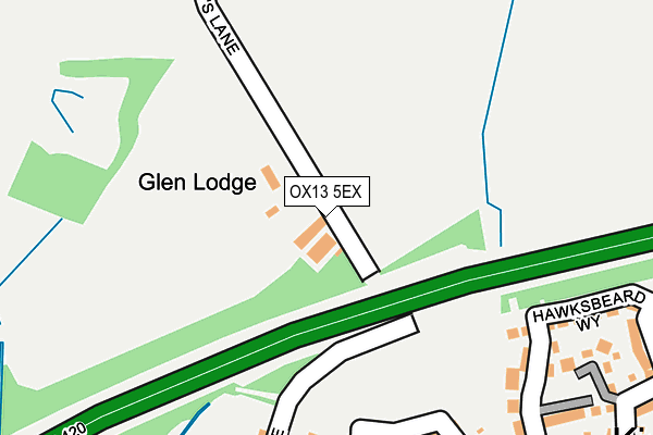 OX13 5EX map - OS OpenMap – Local (Ordnance Survey) OX13 5EX map - OS OpenMap – Local (Ordnance Survey)