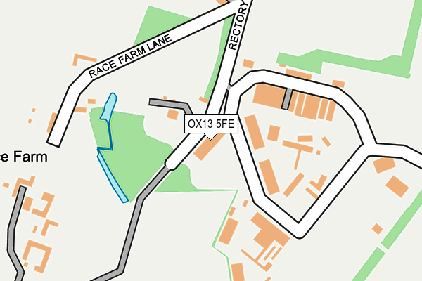 OX13 5FE map - OS OpenMap – Local (Ordnance Survey) OX13 5FE map - OS OpenMap – Local (Ordnance Survey)