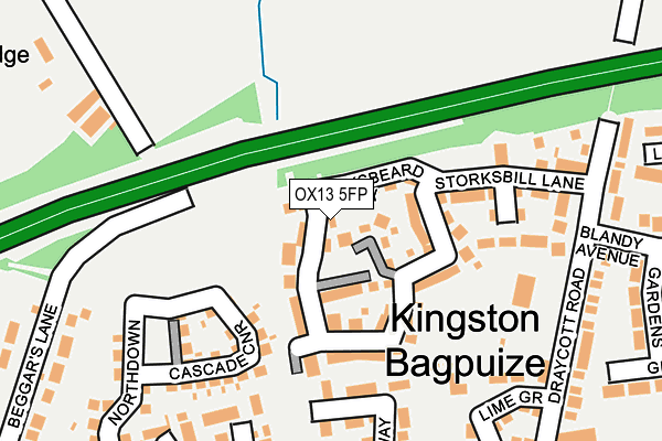 OX13 5FP map - OS OpenMap – Local (Ordnance Survey) OX13 5FP map - OS OpenMap – Local (Ordnance Survey)
