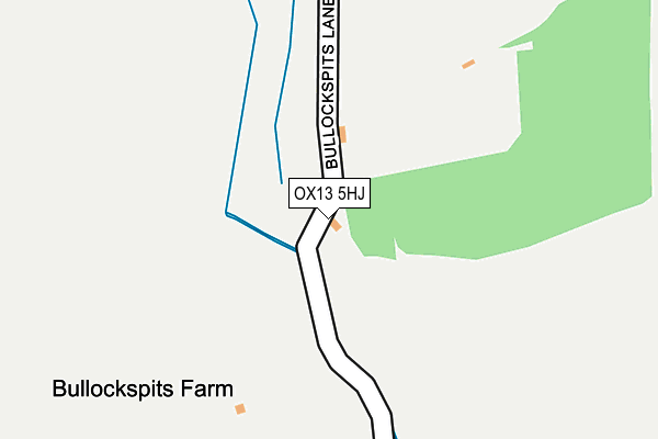 OX13 5HJ map - OS OpenMap – Local (Ordnance Survey) OX13 5HJ map - OS OpenMap – Local (Ordnance Survey)