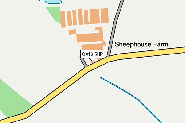 OX13 5HP map - OS OpenMap – Local (Ordnance Survey) OX13 5HP map - OS OpenMap – Local (Ordnance Survey)