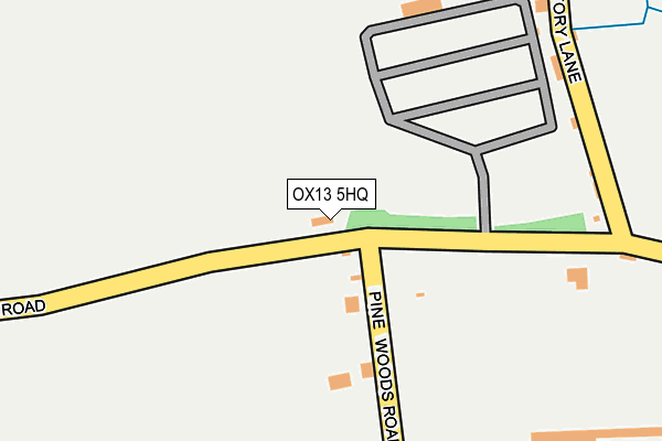 OX13 5HQ map - OS OpenMap – Local (Ordnance Survey) OX13 5HQ map - OS OpenMap – Local (Ordnance Survey)