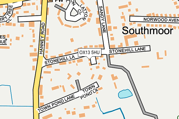 OX13 5HU map - OS OpenMap – Local (Ordnance Survey) OX13 5HU map - OS OpenMap – Local (Ordnance Survey)