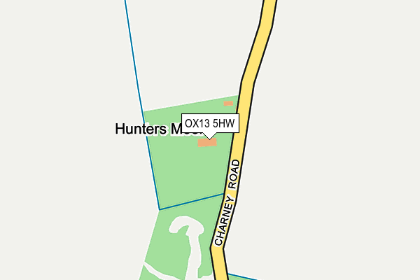 OX13 5HW map - OS OpenMap – Local (Ordnance Survey) OX13 5HW map - OS OpenMap – Local (Ordnance Survey)