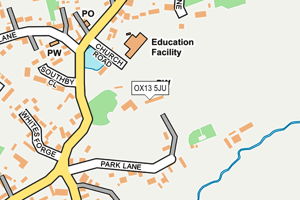 OX13 5JU map - OS OpenMap – Local (Ordnance Survey) OX13 5JU map - OS OpenMap – Local (Ordnance Survey)