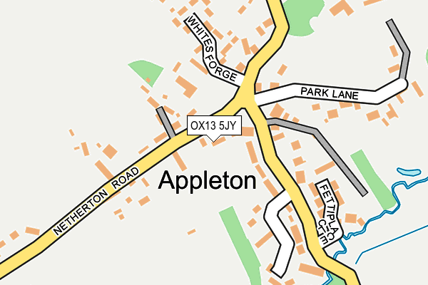 OX13 5JY map - OS OpenMap – Local (Ordnance Survey) OX13 5JY map - OS OpenMap – Local (Ordnance Survey)