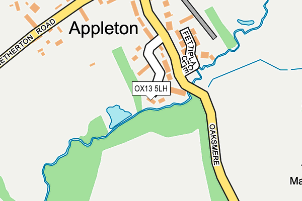 OX13 5LH map - OS OpenMap – Local (Ordnance Survey) OX13 5LH map - OS OpenMap – Local (Ordnance Survey)