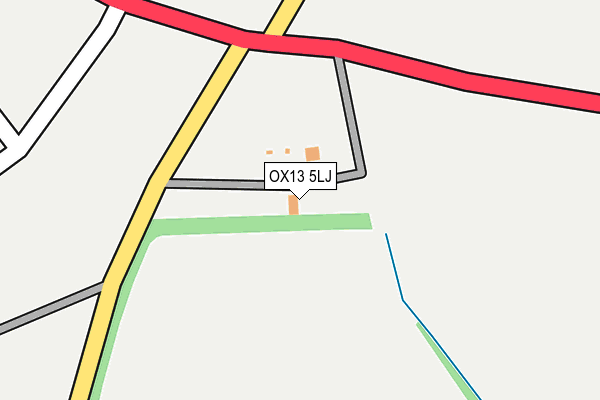 OX13 5LJ map - OS OpenMap – Local (Ordnance Survey) OX13 5LJ map - OS OpenMap – Local (Ordnance Survey)