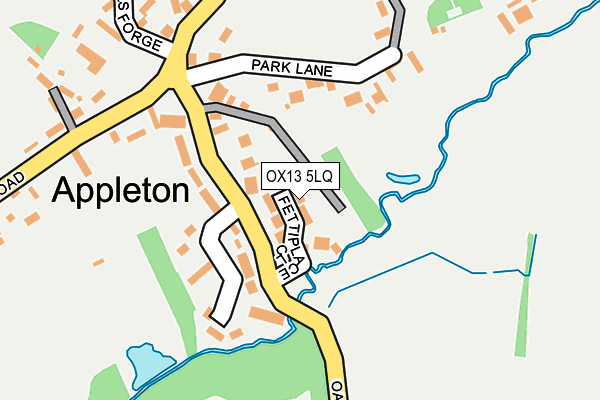 OX13 5LQ map - OS OpenMap – Local (Ordnance Survey) OX13 5LQ map - OS OpenMap – Local (Ordnance Survey)